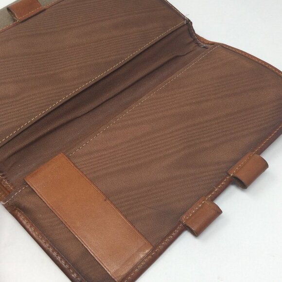 Vintage Dooney & Bourke Brown Leather Logo Wallet - Picture 12 of 12